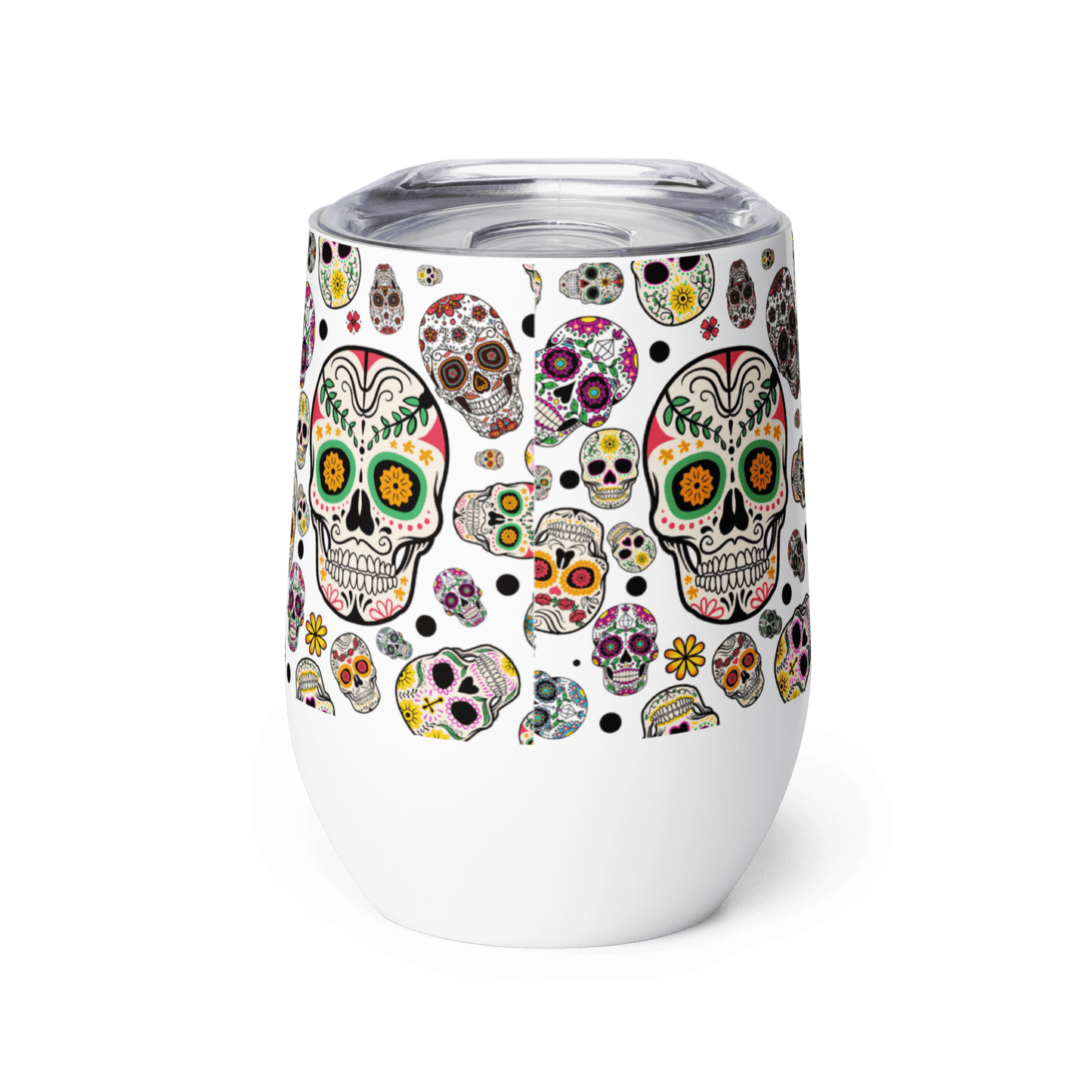 Day Of The Dead Wine tumbler