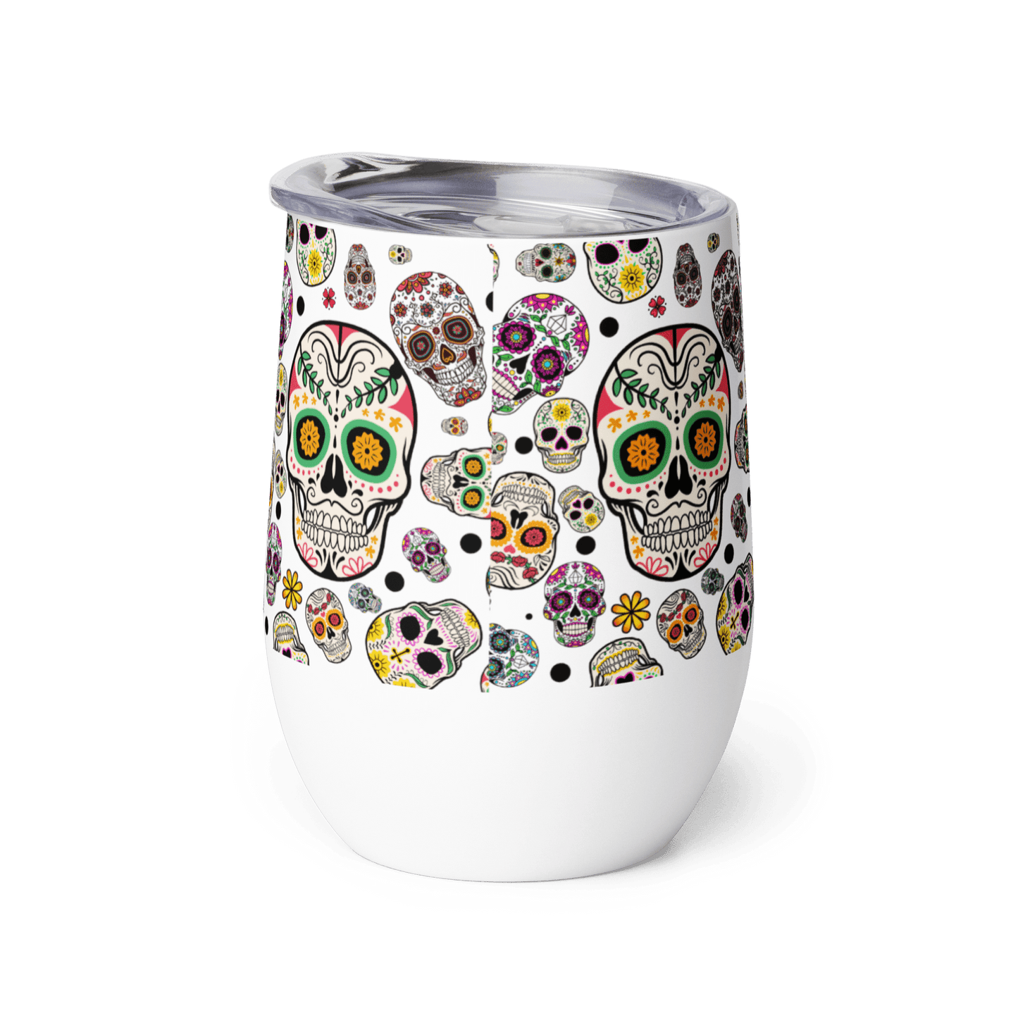 Day Of The Dead Wine tumbler